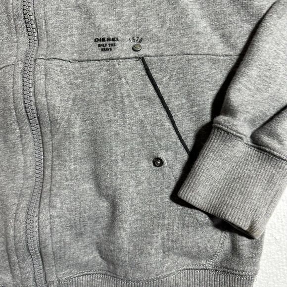 Diesel Women’s Hoodie Jacket Size L Large Packable Shell Windbreaker Full Zip - Picture 8 of 16